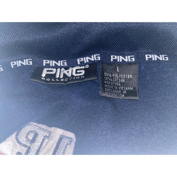 Ping Golf LP Field Tennessee Titans NFL 1/4 Zip Navy Blue Men’s Size Large - Picture 6 of 6